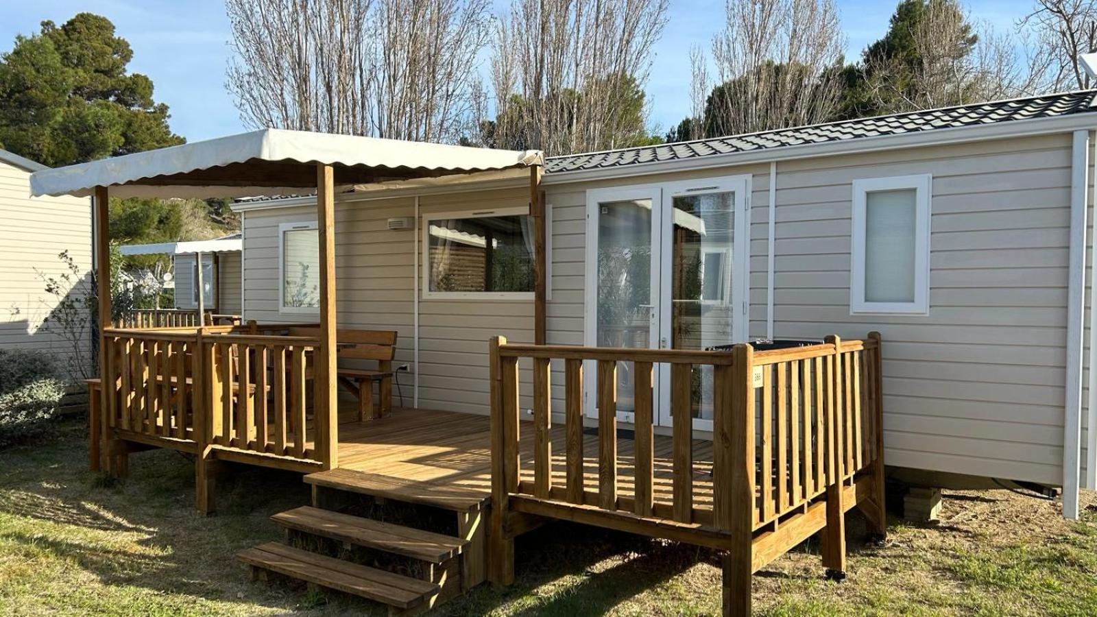 Mobil-Home - Narbonne-Plage - Clim, Tv Buitenkant foto